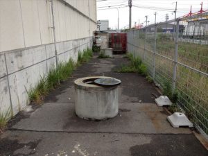 埋め戻し前の井戸